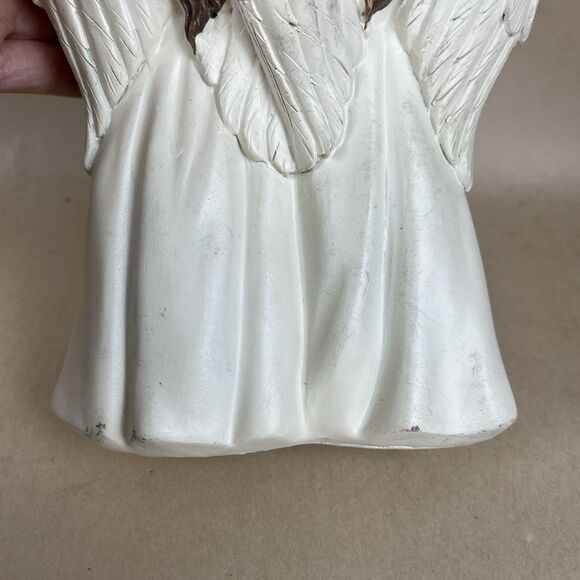 VTG Angels Inspirational Figurine Tealight CandleHolder 7" Guardian Angels Decor - Picture 5 of 9